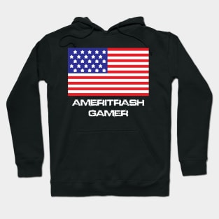 Ameritrash Gamer Board Game Inspired Graphic - Tabletop Gaming Meeple Hoodie